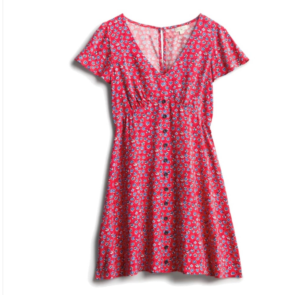 Mason & Belle Lyla Button Detail Dress